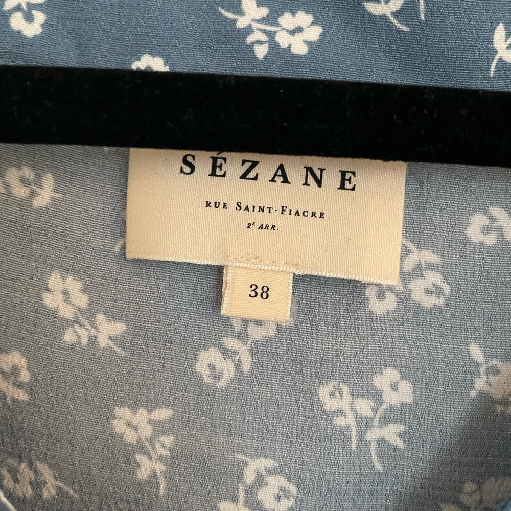 Sezane Pomme Blouse Size 38 (US 6) - Picture 3 of 7
